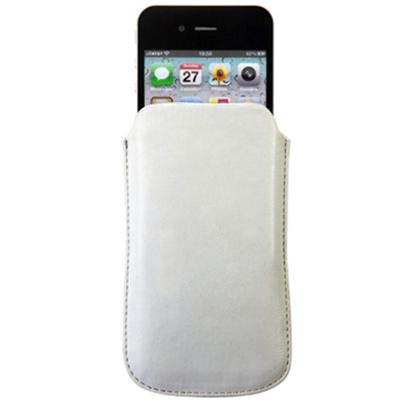 Etui moxie bridge iPhone 4 Pouch simili cuir blanc