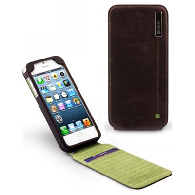 Etui Zenus Masstige coloris marron foncé pour Apple
