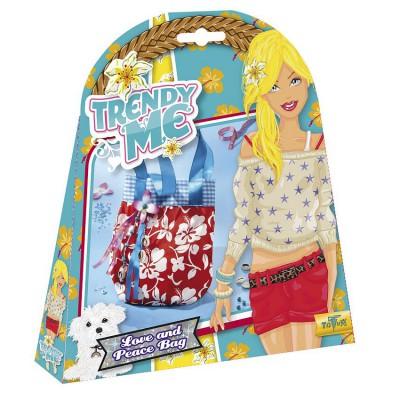 Totum - Sac à main à décorer : Trendy Me : Love and Peace Bag