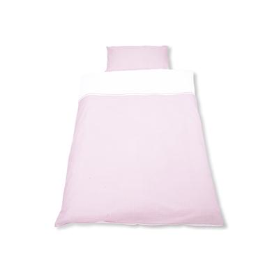 PINOLINO Vichy carreau rose  - Linge de lit, 2 pièces
