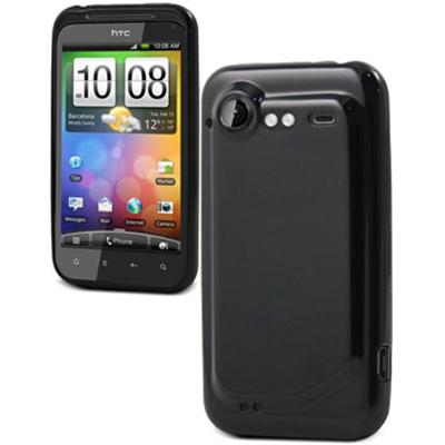 Housse Softygel noire glossy HTC Windows Phone 8S