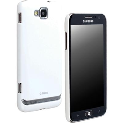 Krusell ColorCover - Beschermende bedekking voor mobiele telefoon - plastic - wit metalliek - voor Samsung ATIV S