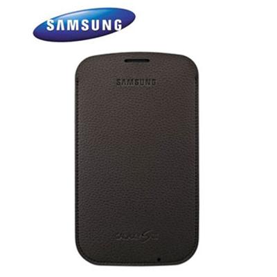 Samsung EFC-1G6L - Beschermende bedekking voor mobiele telefoon - leer - camelbruin - voor Galaxy S III