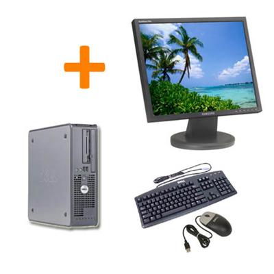 DELL Optiplex GX520 SFF + Ecran TFT 17 - Intel 2.8 Ghz - 500Go
