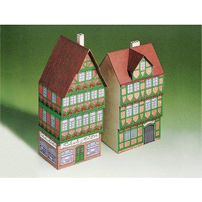 Schreiber-Bogen - Maquette en carton : Maisons à Celle, Allemagne