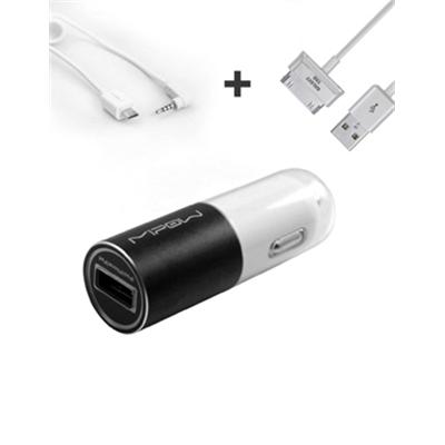 MIPOW Bolt chargeur allume-cigare et câble Samsung