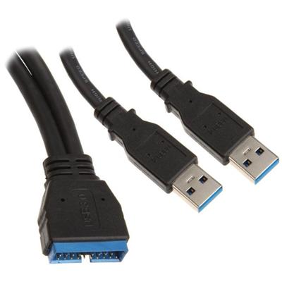 BitFenix Adaptateur 20 broches vers 2 ports USB 3.0