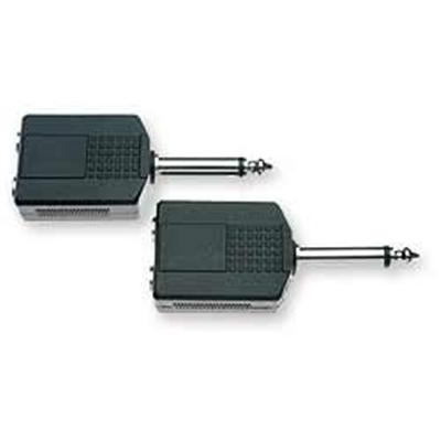 STAGG Adaptateur 2 Jack F 6.35, 1 Jack M 6.35