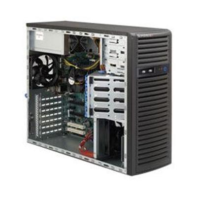 SuperMicro SuperChassis SC732i-500B - Boîtier Moyen Tour Noir avec alimentation 500W 80PLUS Bronze