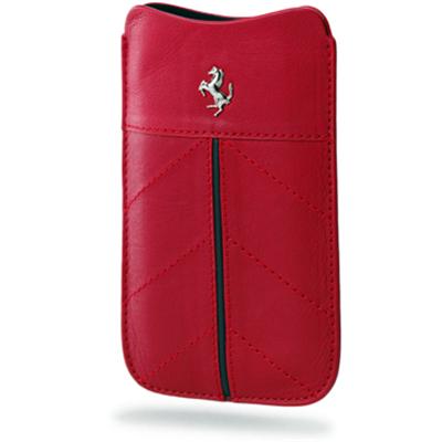 FECFSLMR Etui cuir rouge Ferrari California pour i