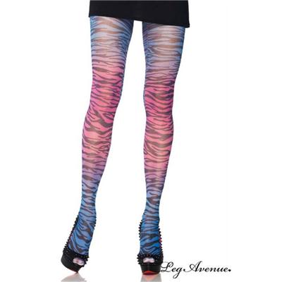 Collant Zèbre Coloré Leg Avenue