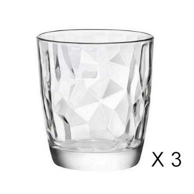 ZABEL - Boite 3 Gobelets transparent 30cl