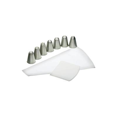 Kit pâtisserie pour macarons et cupcakes, 9 pièces