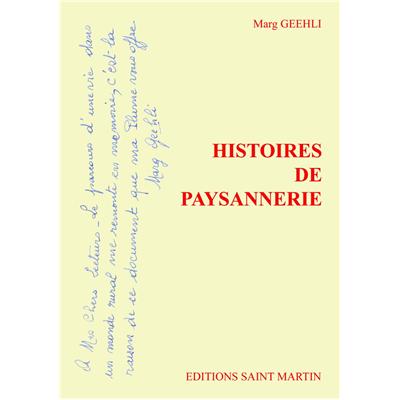 HISTOIRES DE PAYSANNERIE