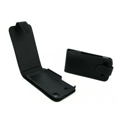 Etui Vertical Noir Simili Cuir pour Orange Galaxy S,Samsung Galaxy S i9000