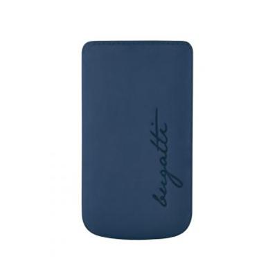 Bugatti Perfect Velvety - Beschermhoes voor mobiele telefoon - nubuck - kobalt - voor Apple iPhone 5