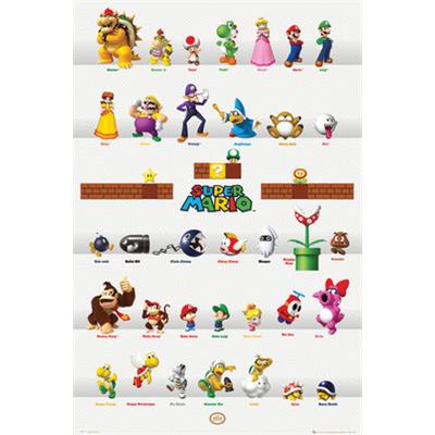 Nintendo - Poster Nintendo Characters (61 x 92 cm)