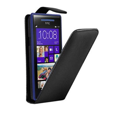 Etui Chic à rabat noir pour HTC Windows Phone 8X