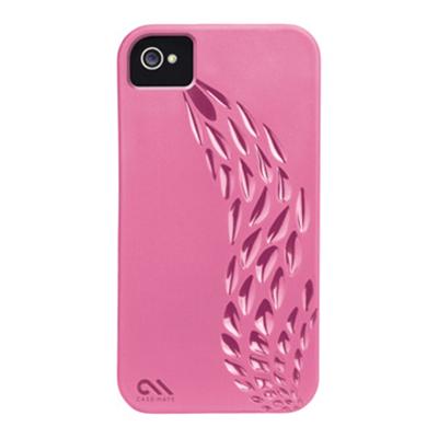 Case-Mate Emerge - Beschermhoes voor mobiele telefoon - thermoplastic polyurethaan (TPU) - roze - voor Apple iPhone 4, 4S