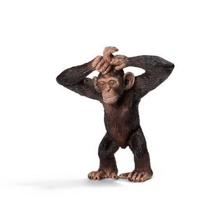 Schleich - Figurine Singe : Jeune chimpanzé
