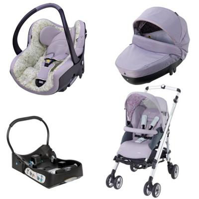 Bebe Confort Combine Trio Loola Up Full Avec Base Siege Auto Creatis Pop Violet Poussette Achat Prix Fnac