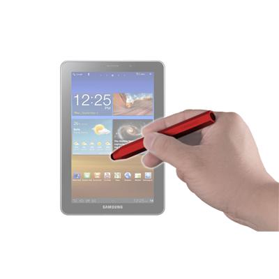 Stylet rouge DURAGADGET pour écran de tablette HTC Flyer et Lenovo ThinkPad