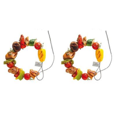 FireWire - Lot de 2 Brochettes Flexibles pour Grill