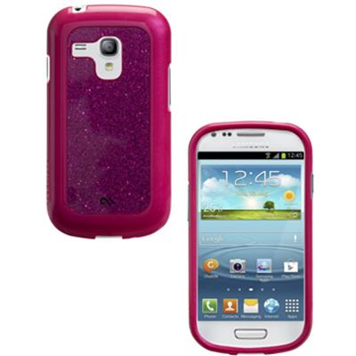 Case-Mate Glam - Beschermhoes voor mobiele telefoon - roze - voor Samsung Galaxy S III Mini
