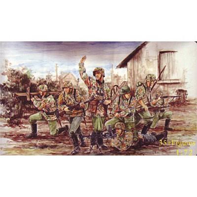 Caesar Miniatures - Figurines 2ème Guerre Mondiale : SS Panzergrenadiers allemands 1943-1944