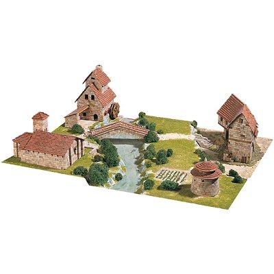 Aedes - Maquette en céramique : Diorama : Ensemble rural
