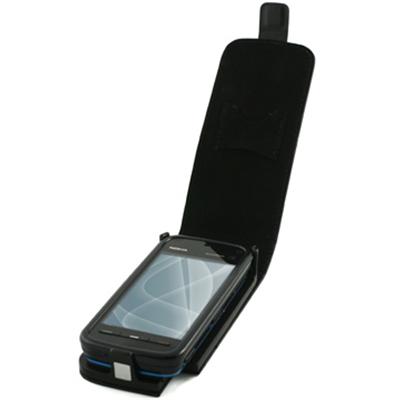 Etui Slim pour Nokia 5530 - Etui cuir noir