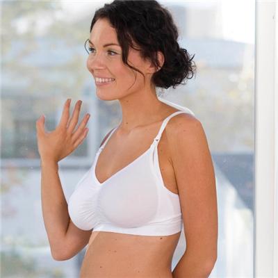 Carriwell - Soutien Gorge d'allaitement Clips sans coutures - Small - Blanc