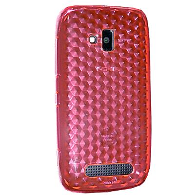 Housse Softygel Diamond rose pour Nokia Lumia 610