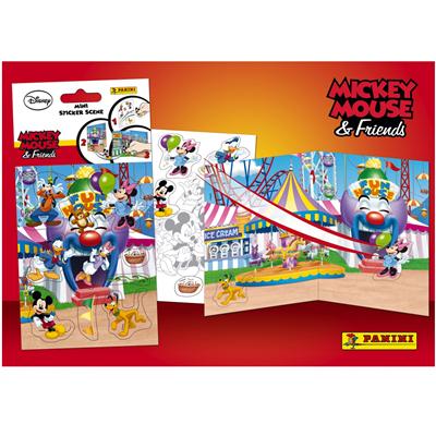 Stickers « Crée ta Mini Scène » Mickey et ses amis Panini