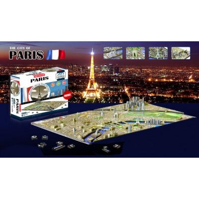 4D Cityscape - Time Puzzle - Paris - 3D legpuzzel - 1100 stuks