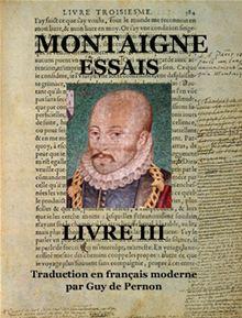 MONTAIGNE - ESSAIS LIVRE III - ebook (ePub) - Michel De ...