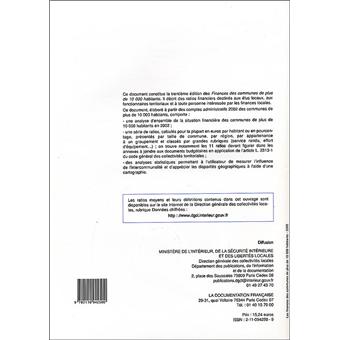 Les finances des communes de plus de 10 000 habitants