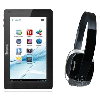 Tablette Memup Slidepad 704C 4 Go + Memup Casque Melody Noir