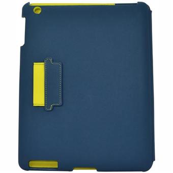 Halterrego Etui Support H. pour iPad 2 & Nouvel iPad - Bleu & Jaune