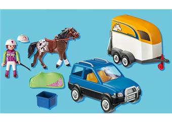Playmobil Country 5223 Voiture avec remorque - Playmobil - Achat & | fnac