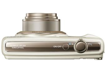 Olympus VR-360 - Appareil photo numérique - compact - 16.0 MP - 720 p - 12.5x zoom optique 34.9 Mo - blanc