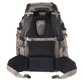 Lowepro Pro Trekker 400 AW - Sac à dos pour appareil photo numérique avec lentilles - nylon, polyuréthane, Hypalon, nylon tissé - mica noir