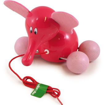 Fan-Fan l'elephant rose - Jouets à tirer ou à pousser - Achat & prix