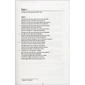 Annales corrigées Vuibert Bac Français L S ES