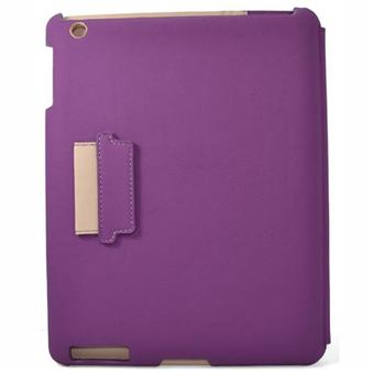 Halterrego Etui Support H. pour iPad 2 & Nouvel iPad - Crème Violette