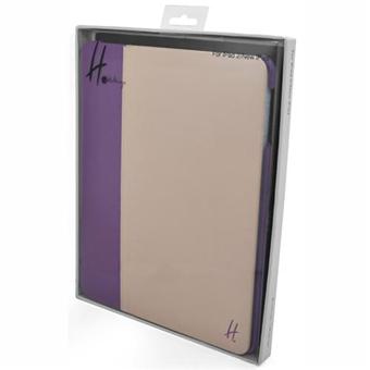 Halterrego Etui Support H. pour iPad 2 & Nouvel iPad - Crème Violette