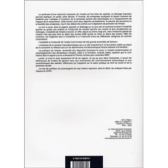 La sécurité de l'emploi face aux défis des tansformations