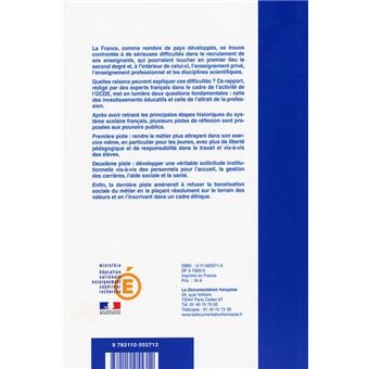 Attirer, former et retenir des enseignants de qualité