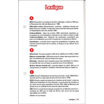 Plan Bac fiches Histoire Term L ES S