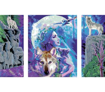Ravensburger Numero D Art Adultes Triptyque Amitie Mystique 80 X 50 Cm Peinture Achat Prix Fnac